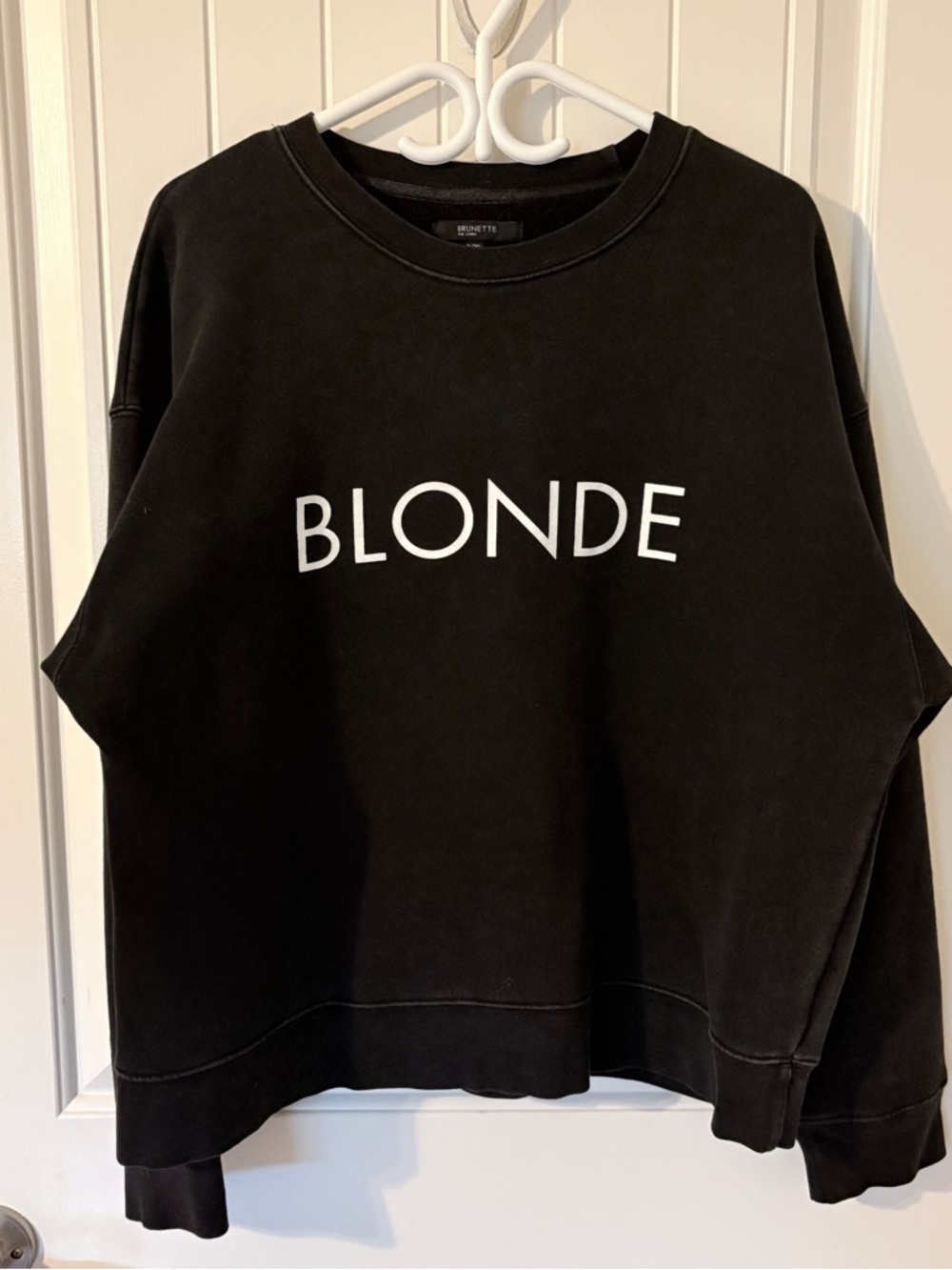 Brunette The Label Charcoal Crewneck Sweatshirt